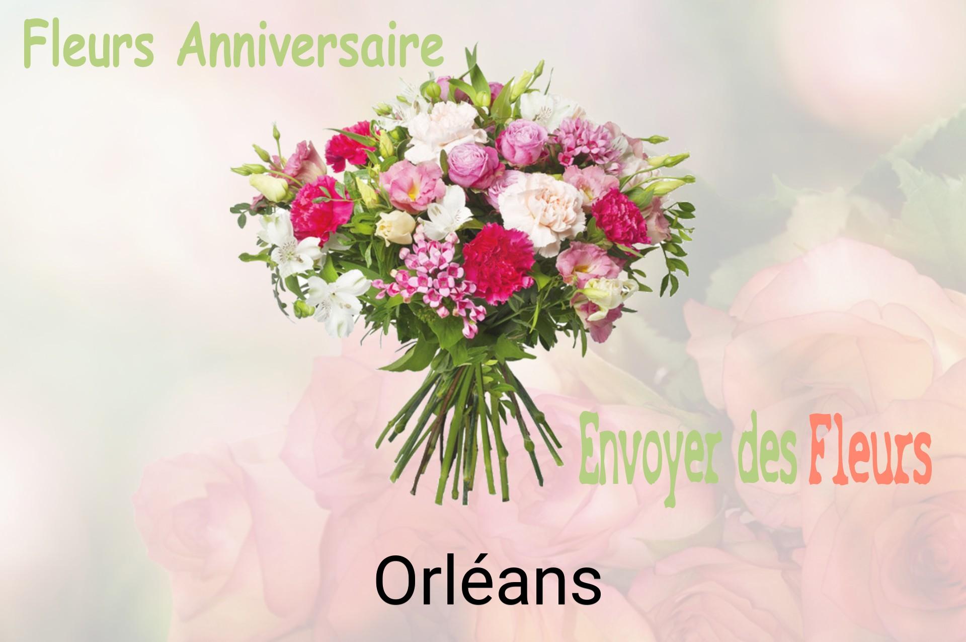 Bouquet de fleurs d’anniversaire livré à Orléans